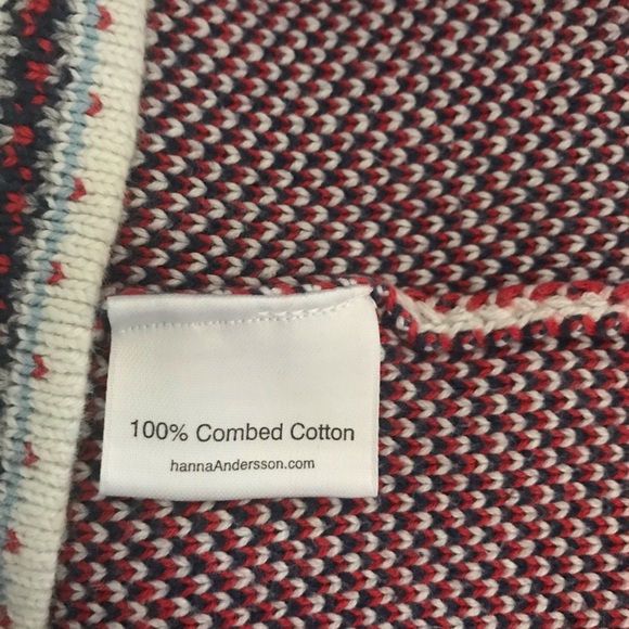 Hanna Andersson fair isle boys sweater cotton 4 - Picture 7 of 8